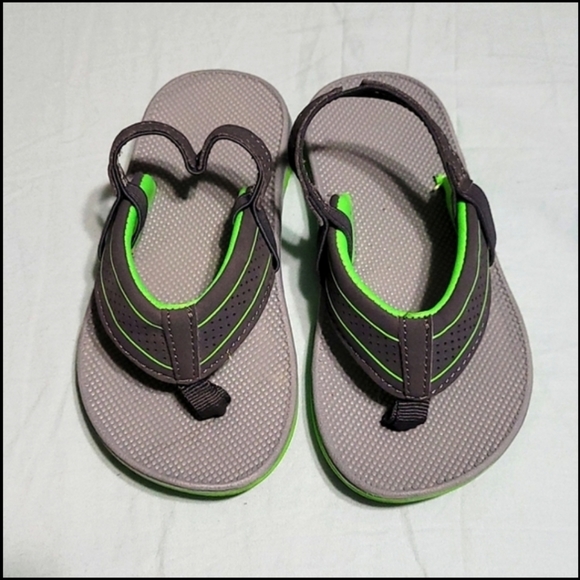 🎉HP🎉Sandals. Toddler 9/10. Gray/green. - Picture 5 of 5
